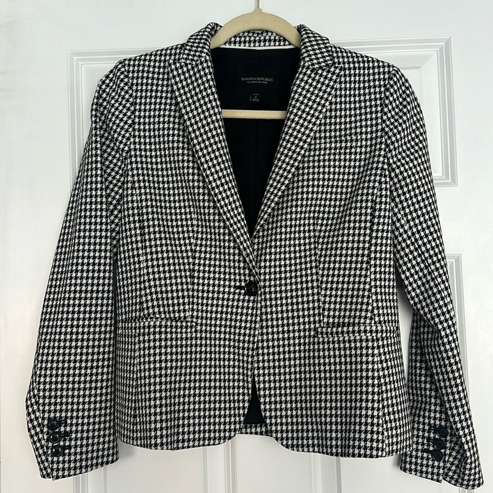 Banana Republic classic blazer - Houndstooth - size 2P - Petite
